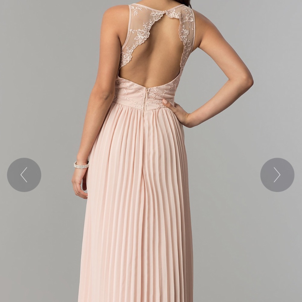Embroidered Prom Dress - Picture 2 of 7